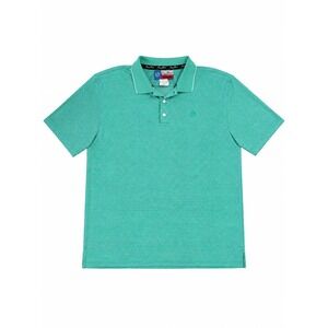Wrangler George Strait Cowboy Cut Polo Shirt Mens XL Green Teal MGSK12M Western